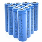 20 Aa Rechargeable Batteries Nimh 3000mah 1 2v Garden Solar Ni-mh Light Led Usa