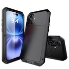 Metal Heavy Duty Case For Iphone 16 Pro Max plus Shockproof Aluminum Hard Cover