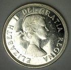 1964 Canada Charlottetown Silver Dollar  1 Canadian Coin Uncirculated 80 