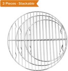 Teamfar Round Cooling Rack Set Of 3  7     9   9   10   Inch  3 Pcs   Silver 