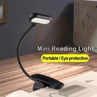Clip On Led Reading Light Battery Powered Flexible Lamp Book Laptop Ereader