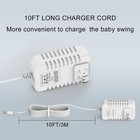 Replacement Charger For Fisher Price ingenuity Baby Swing  6v Dc ac Power Chargi