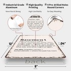 Vintage Basement Definition Poster Tin Metal Signs Home D  cor 8x12