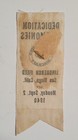 1940 Vintage Original Ww Ii Dedication Ceremonies Lindbergh Airfield Ribbon 