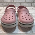 Crocs Crocband Ii Unisex Clogs Pink Slip On Comfort Sandals Shoes  Men 6 Women 8