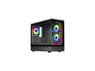 Diypc Argb-m1-bk Black Usb3 0  Type C Tempered Glass Micro Atx Gaming Computer C