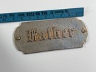 Antique Father Casket Coffin Plaque Plate Sign Funeral Mortuary