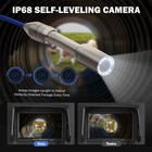 7  Self-leveling Sewer Camera W 512hz Locator 30m 100ft Counter 32gb 720p Ip68