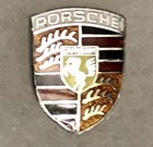 Porsche Crest Lapel Pin Luxury Car Pinback Vtg Auto Tie Tack Enamel
