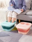 Folding Foot Massage Basin Reflexology Spa Relaxation Home