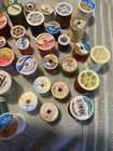 Lot Of 82 Vintage Wood   Plastic Spools Sewing With Thread