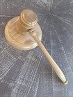 Judge Gavel Wooden Mallet Hammer   Striking Block