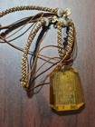 Reverse Carved Guan Yin Guanyin Kwan Yin Citrine Crystal   Jade Carved Pendant