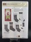 Stampin    Up  Stitched Stockings 123782 Mounted Rubber Stamp Christmas