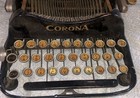 Antique 1920s Corona Four Portable Manual Typewriter Working Keys
