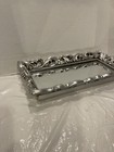 Silver Vanity Rectangle Mirror Tray 13 75   x 7    X 2   