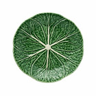 Bordallo Pinheiro Cabbage Green Dessert Plate  Set Of 4