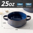 Soup Bowls With Handles  20 Oz French Onion Soup Crocks  Stackable Soup Bowl