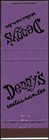 Nice Vintage   Denny   s Restaurants   Matchbook Cover From Mexico