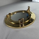 Vintage Brass Nautical Porthole Mirror Maritime Wall Home Decor Ship India 9 