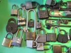 Lot Of 34 Vtg Padlock Some With Keys Some With Rust Lots Of Rust Some Need Love