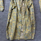 Vintage Perma Prest Sears Tie Robe Mens Pastel Yellow Blue Paisley - Small 34 35