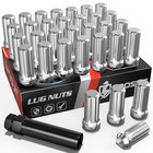  Spline Lug Nuts - Replacement For 2001-2006 M14x1 5 Chrome 32 Pack Splinedrive