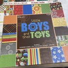 Lot Of 4 Mixed Brand Scrapbook Paper Fun Whimsical Playful Incomplete