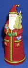 Hallmark Ornament Country Santa 2015 Felt Christmas Tree Nib Free Shipping