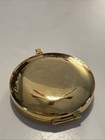 Goldtone Mirrored Compact 2    Diameter 