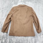 Vintage Pendleton Blazer Womens 12 Brown Silk Blend Single Button Office Preppy