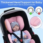 Infant Car Seat Insert  Ultra-thick Carseat Head Support For Infant  Breathab   