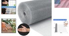 1 2 Inch Galvanized Hardware Cloth Roll - 19 Gauge Mesh For Poultry And Gardens