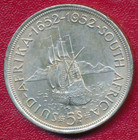 South Africa 1952 5 Shilling Silver Coin   lightly Circulated   Free Shipping  