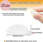 1 0mm Eyeglass Nose Pads 20 Pairs Stick On Silicone Anti-slip Adhesive Nose Pads
