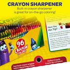Crayola 96-count Crayon Set     School Art Supplies Colorful Kids Gift