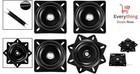 4 Pack 6  Heavy Duty Bar Stool Swivel Plate 360 Degree Ball Bearing Replacement