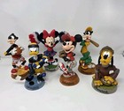 Disneyland Resorts Sports Bobbleheads Lot Of 6 Mickey Minnie Donald Goofy Pluto