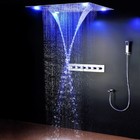 23 x31  Luxurious Classic Design Recessed Waterfall   Rainfall Led Shower System