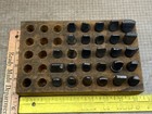 28 Vtg 1920-50 s Metal Stamps Punch Jewelry Tools W words Year For Medal Badge