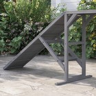 Pawhut Dog Agility Equipment Ramp With Safety Bar  Non-slip Surface  For Walk An