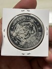 M27  1894  Japan 1 Yen Silver Coin Chopmarked