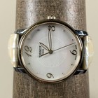 Tissot T-lady Women T052210 Dress Mop Dial Leather Quartz 38mm Watch 6 3 4 