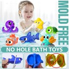 No Hole Mold Free Baby Bath Toys For Kids Ages 1-3water Toys For Babies And T   