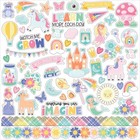 Echo Park My Little Girl Collection Kit 12 x12  Paper Stickers Made Usa