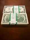 Pack Of  20  New  2 Bills Uncirculated Consecutive Serial  Two Dollar Crisp