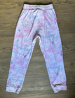 Influencer Los Angeles Girl   s Tie-dye Joggers Multicolor Xs Size 7 Bow