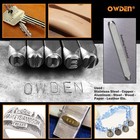 Professional 36pcs  Steel Metal Stamp Set  1 4     6mm steel Number And Letter    