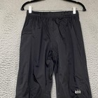 Rei Rain Pants Kids Large 14-16 Black Waterproof Hiking Outdoor Shell Trail
