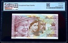 Scotland   10 Pounds 2012 p-368 diamond Jubilee pmg 67 Epq Superb Gem Unc